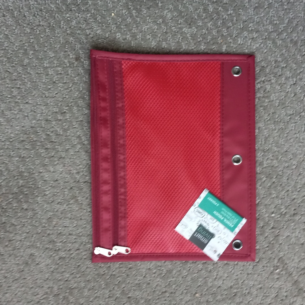 Back to school  Pencil pouch w/zipper/#2 pencil